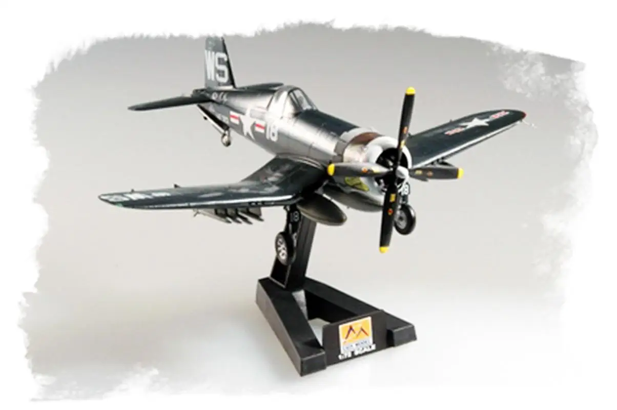 WW2 ВМС США Vought F4U Corsair VMFA-323 самолет литья под давлением easy model