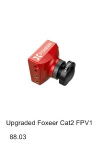 Усовершенствованная мини-камера Foxeer FPV16: 9/4: 3 с экраном аксессуары для дрона DIY чехол из сплава с низкой задержкой PAL/NTSC Переключатель пористая установка