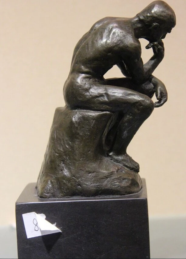 SCY коллекционный Бронзовый Статуя Льва S0689 Rodin художественная Статуэтка бронза