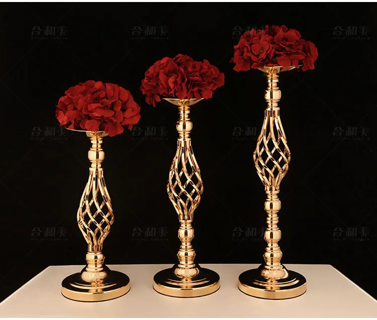 

Metal Flower stand flower vase Table centerpiece Wedding Props 10pcs/lot
