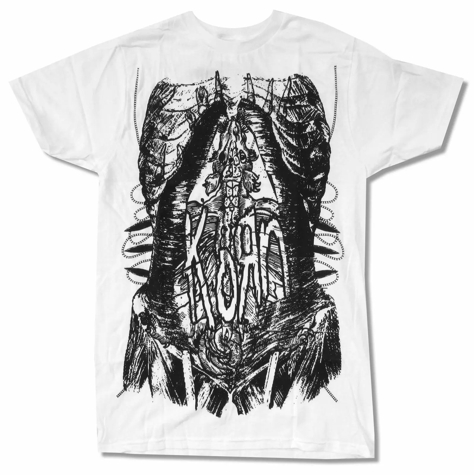 Korn Kornatomy белая футболка новая официальная Merch Band|Мужские футболки| |