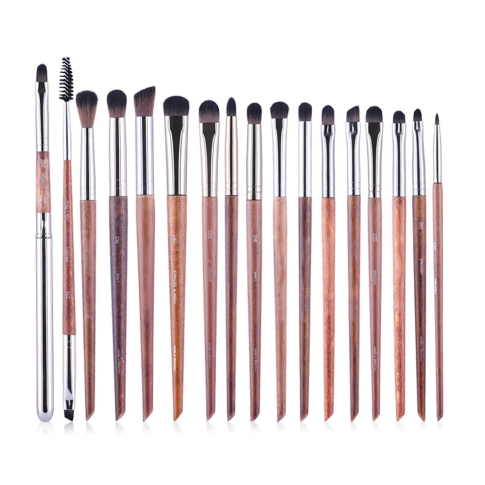 MUFE-SERIES 38-Brushes Complete Brush Set - Wooden Handle Soft Synthetic Hair Professional Beauty Makeup Brushes Kit Tools | Красота и