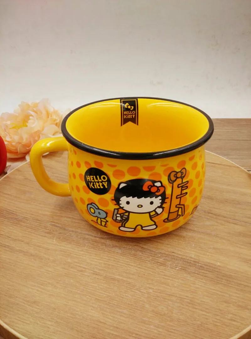 Милая керамика чаша чашка hello kitty мультфильм весело кофейная офис семья высокой