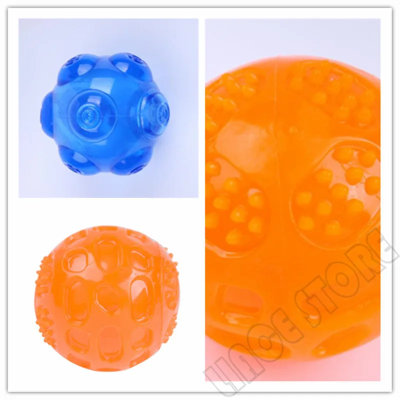 Прочный TPR собака игрушка шарик интерактивный скрип игры Тренинг | Дом и сад