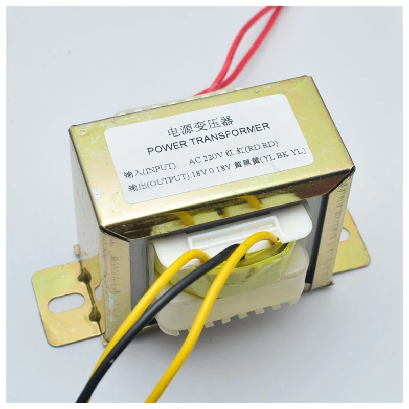 Чистая медь AC двойной 18V50W Силовой трансформатор для LM1875 усилитель