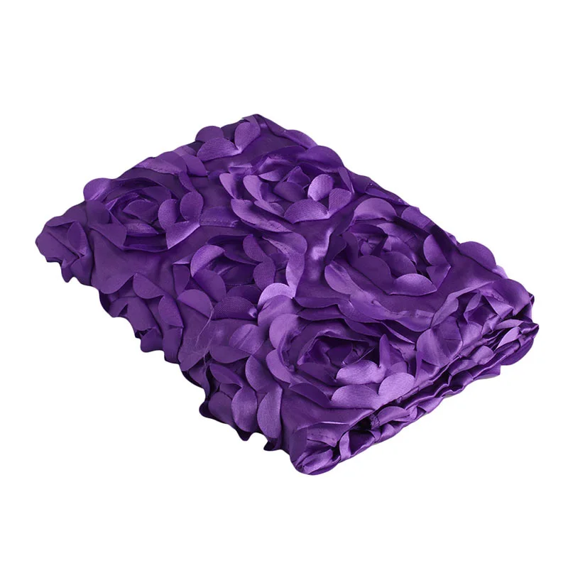 Dark Purple Новорожденный ребенок 3D фотографии наряд для фотосессий с розами фон Одеяло ковер 11 Цвета - Цвет: Dark Purple