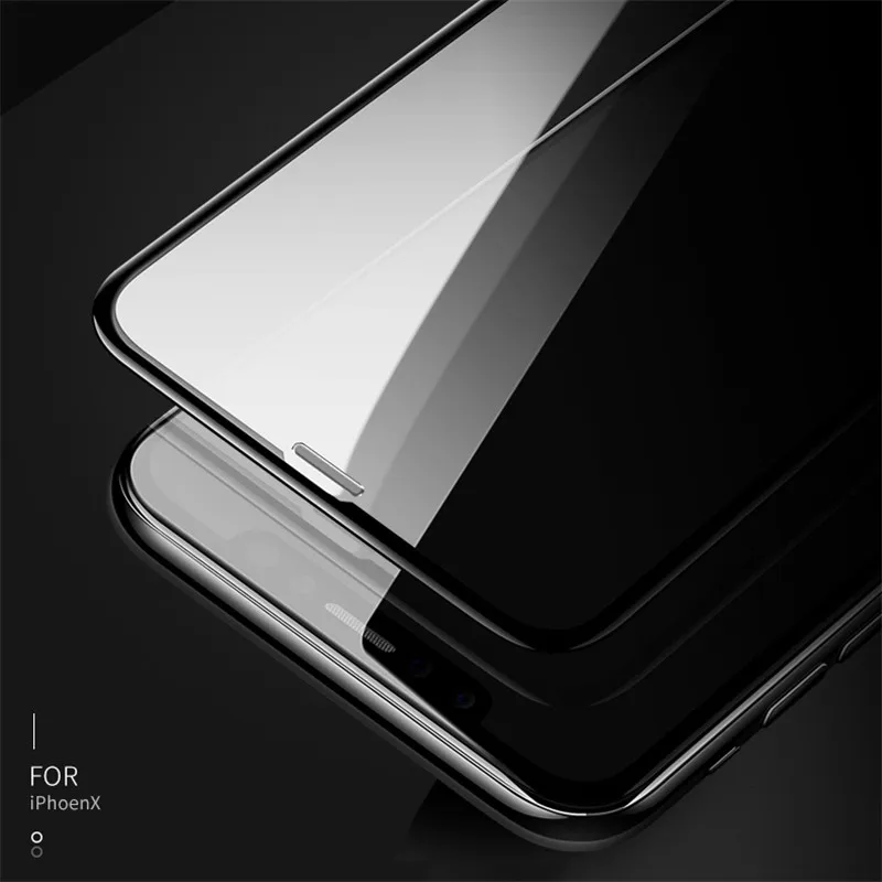 NFH 5D стекло для iPhone X защитная пленка экрана изогнутые края полное покрытие