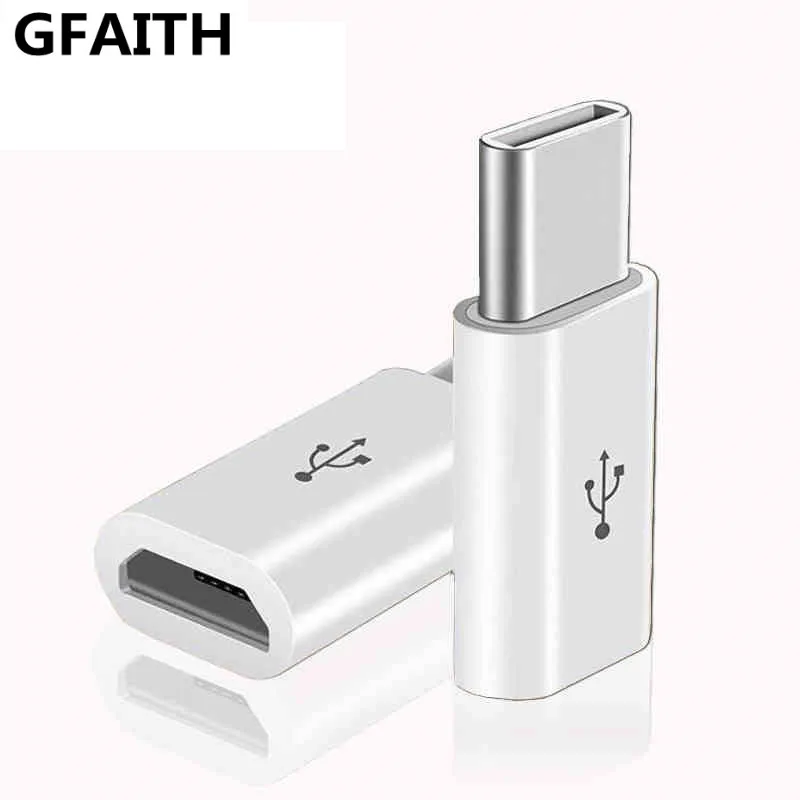 Konsmart USB3.1 Тип c кабелем micro USB женщина к Тип-C Male адаптер USB-C Зарядное устройство для