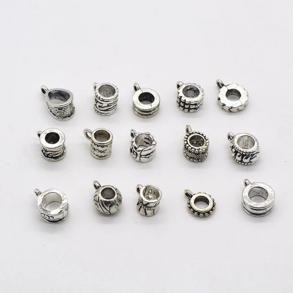 Бусины из цинкового сплава для самостоятельной сборки 30 шт. Европейский разъем