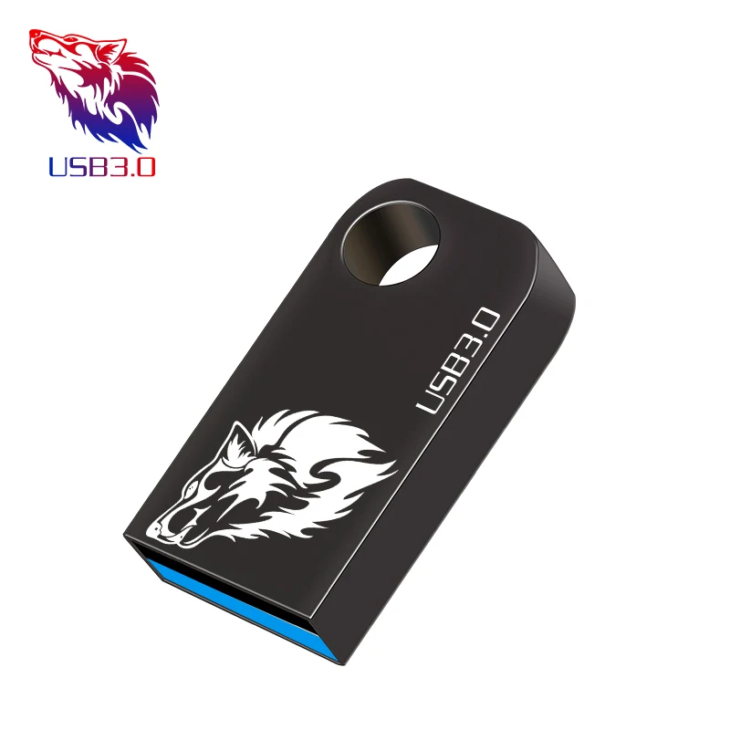 gray Супер мини USB флеш-накопитель USB 3,0 флеш-накопитель 128 ГБ флеш-накопитель 64 ГБ 32 ГБ 16 ГБ 8 ГБ флеш-память usb флешка водонепроницаемый металлический usb 64 ГБ - Цвет: gray