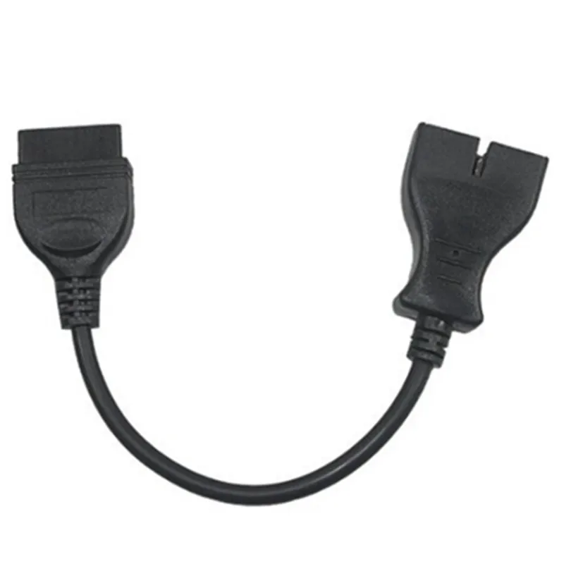 50 шт. оптовая цена 12 Pin OBD2 Диагностический адаптер 12Pin к 16Pin OBDII/OBD Соединительный