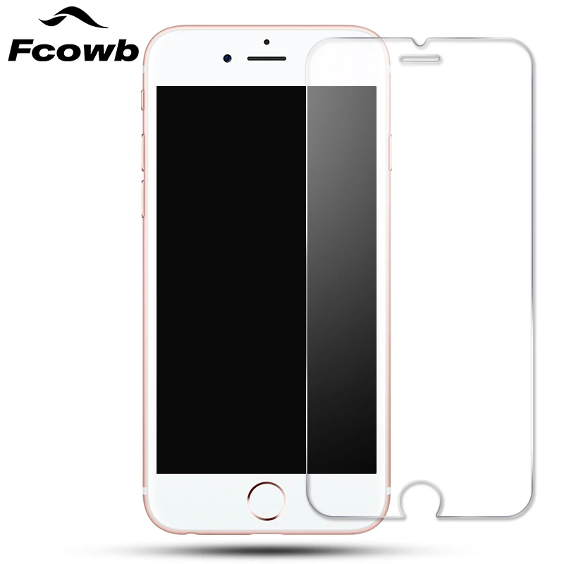 Закаленное стекло FCOWB для iphone 6 6S Plus защитное с защитой 0 26 мм 9H | Мобильные телефоны