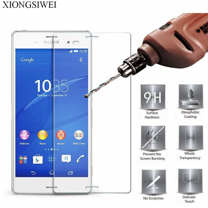 For Tempered Glass Sony Xperia Z3 Compact Screen Protector D5803 Protective Film MINI | Мобильные телефоны и аксессуары