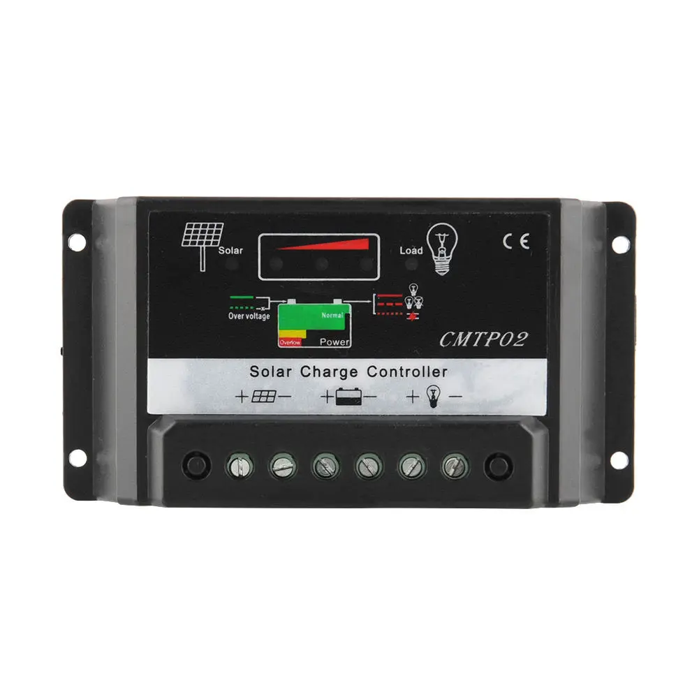 15A ШИМ Солнечная панель регулятор заряда батареи 12V 24V автоматический
