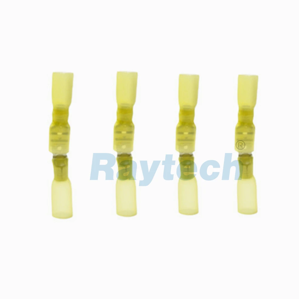 Raytech HDPE желтый полностью изолированный толчок на клемме и Tab терминал