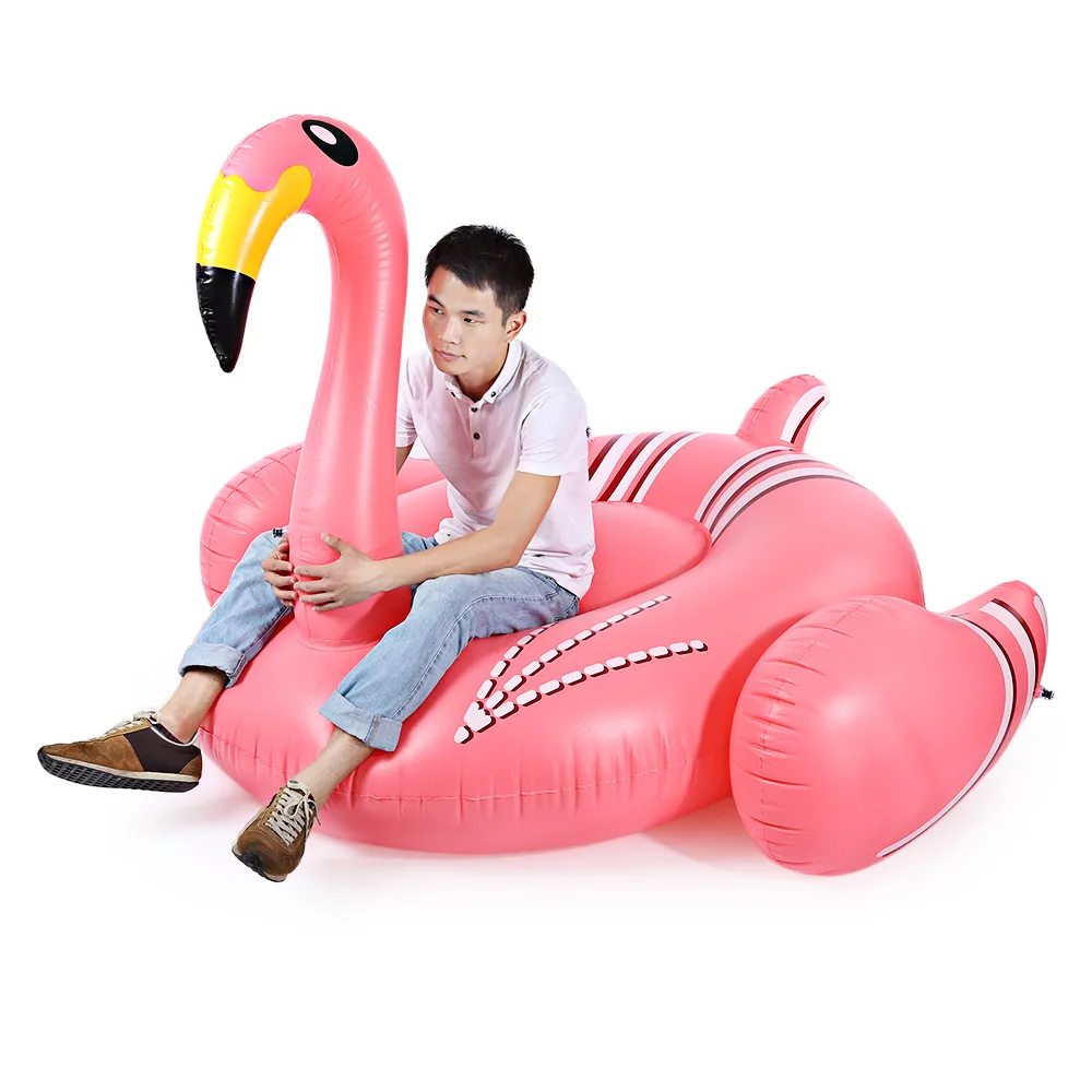 Надувной бассейн игрушки летнее озеро Rideable высокое качество Фламинго гигантский