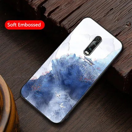 SHAN ZHONG XIAO TING Чехол для redmi k20 pro, тисненый, мягкий, Xiaomi mi, 9 T, redmi k20, ТПУ, силиконовый, задний Чехол, матовый, противоударный, k20 pro, mi 9 T, чехол - Цвет: SHAN ZHONG XIAO TING