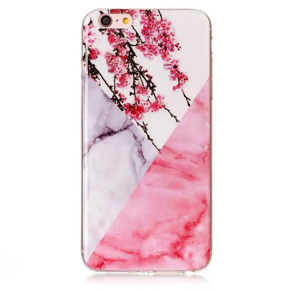 Мраморный Мягкий ТПУ IMD силиконовый чехол для iPhone XS Max XR X 4 4S 5 5C 5S SE 6 6S 7 8 Plus Fundas Coque для iPod Touch 5 6 Cover B02 - Цвет: 17