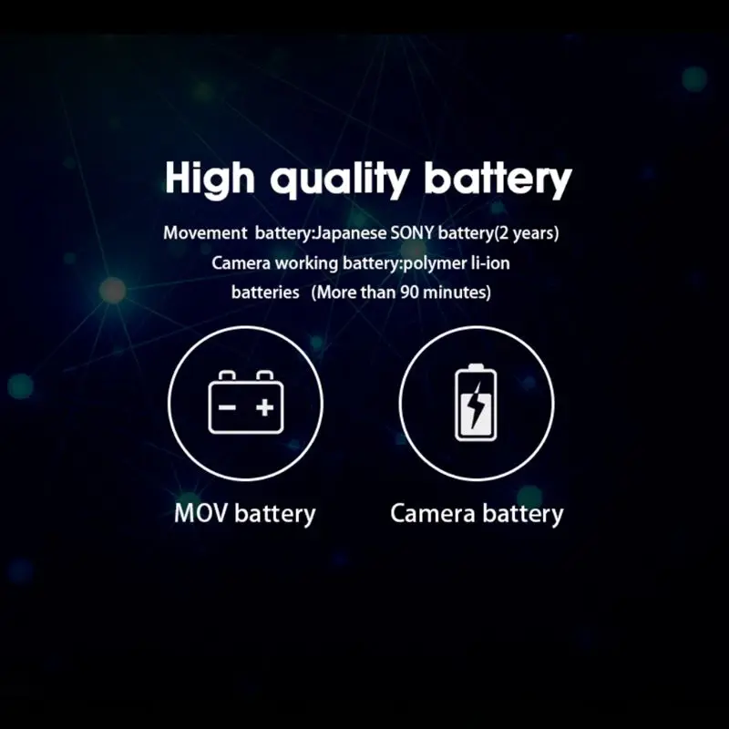 Новинка FOX9 перезаряжаемая Смарт HD камера часы голосовое видео USB рекордер WiFi светодиодный свет запись Спортивное устройство наблюдения