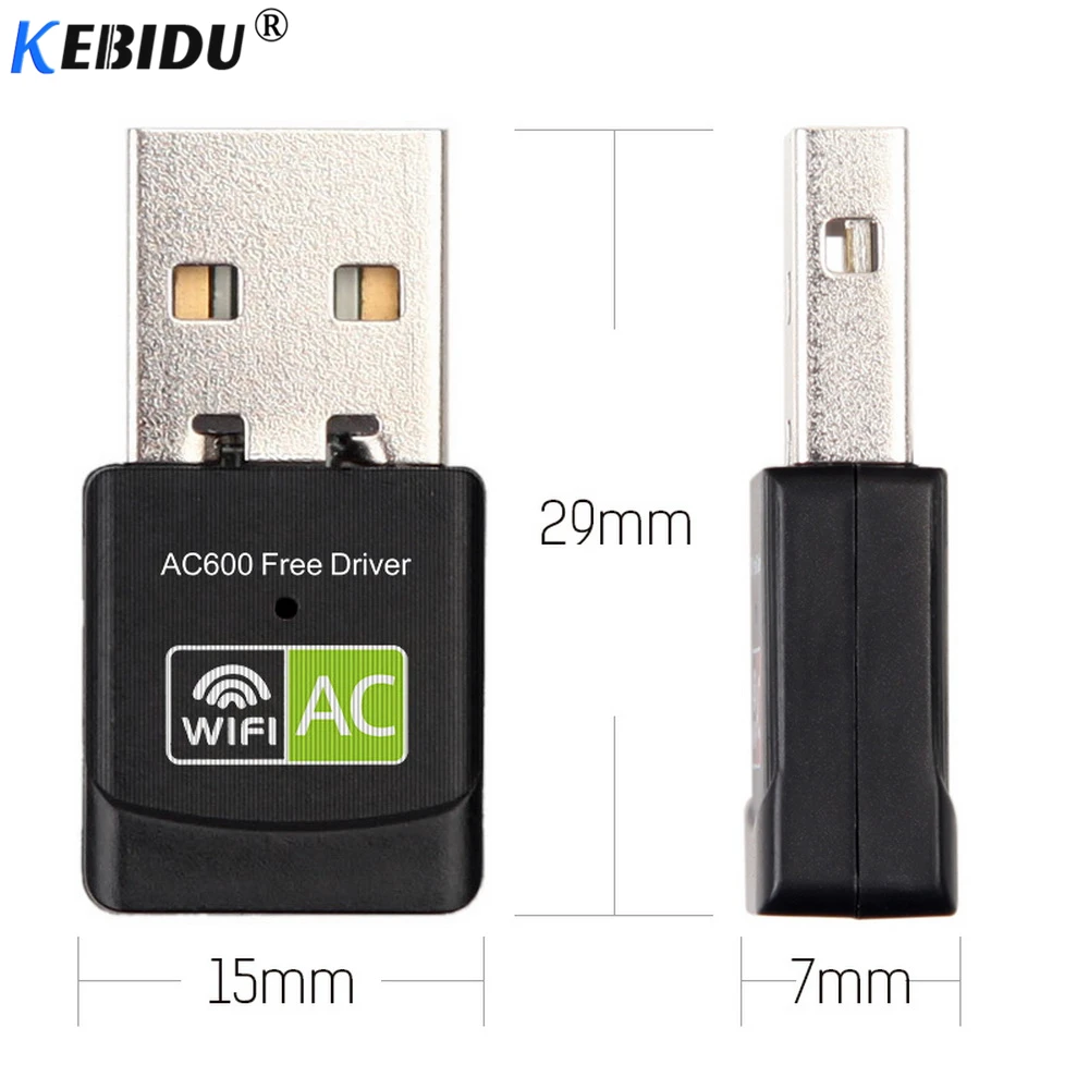 Беспроводной адаптер kebidu 600 Мбит/с новая версия приемник Wi Fi 2 4 5 ГГц USB 802.11n/g/b