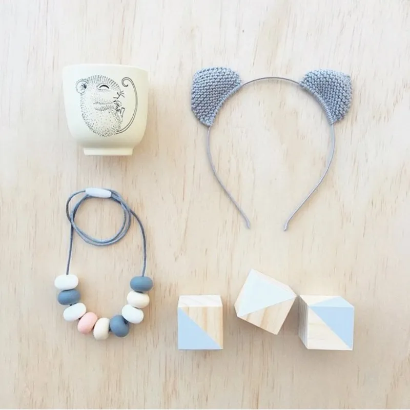 INS скандинавские деревянные блоки украшения игрушки деревянный строительный