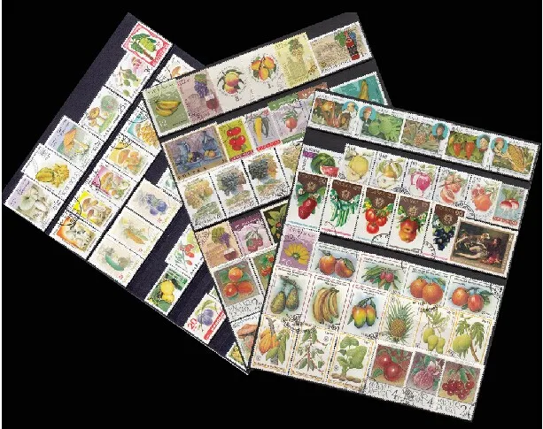 Лот 100 шт. оригинальные штампы для фруктов и овощей с почтовой маркой не