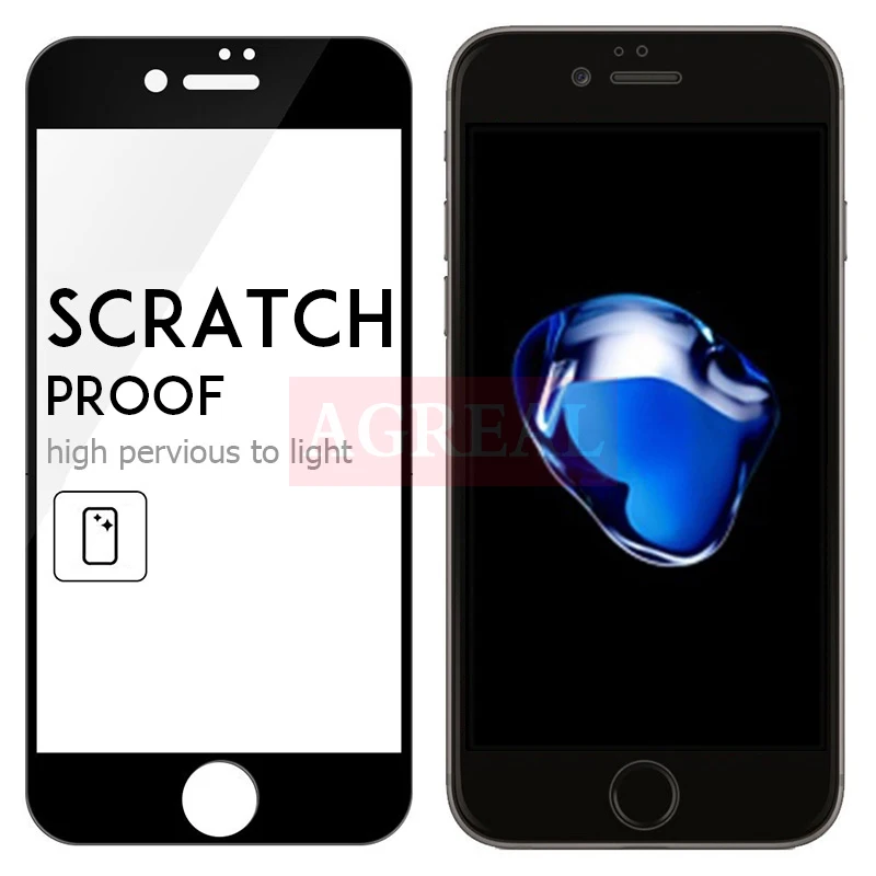 3D полное покрытие закаленное стекло для iPhone 7 8 6 6s Plus Взрывозащищенная защитная