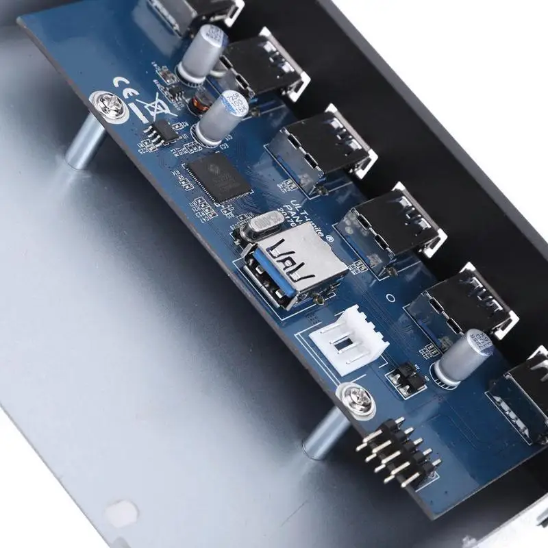 4 порта USB3.0 + 2 USB2.0 Настольная передняя панель оптические приводы расширитель