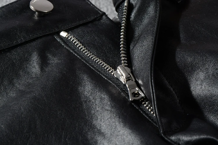 Новинка итальянский стиль 2020 мужские брюки карго из искусственной кожи черные