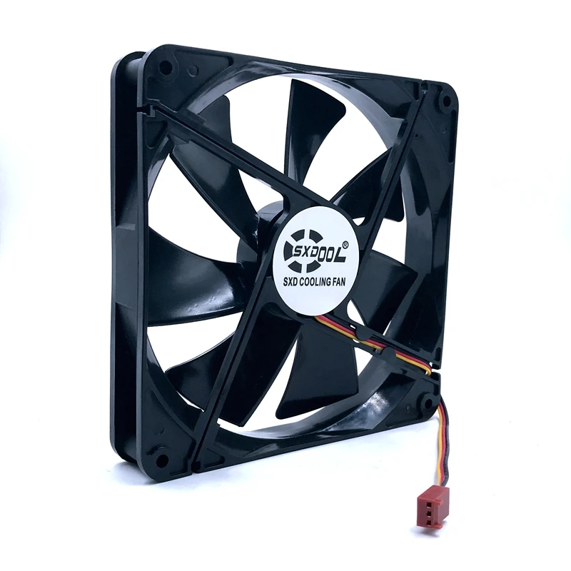140mm вентилятор DF1402512SEDN DC 12V 0.06A рукав 3-контактный 140x140x25 мм pc чехол Сервер вентилятор охлаждения 1050 об/мин