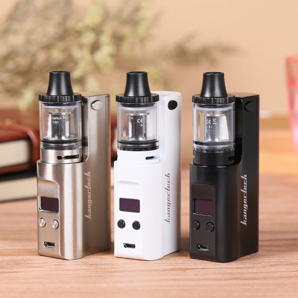 100% оригинал Kanger JUPPI Starter Kit с 75 Вт поле MOD и 3 мл танк распылителя E сигареты