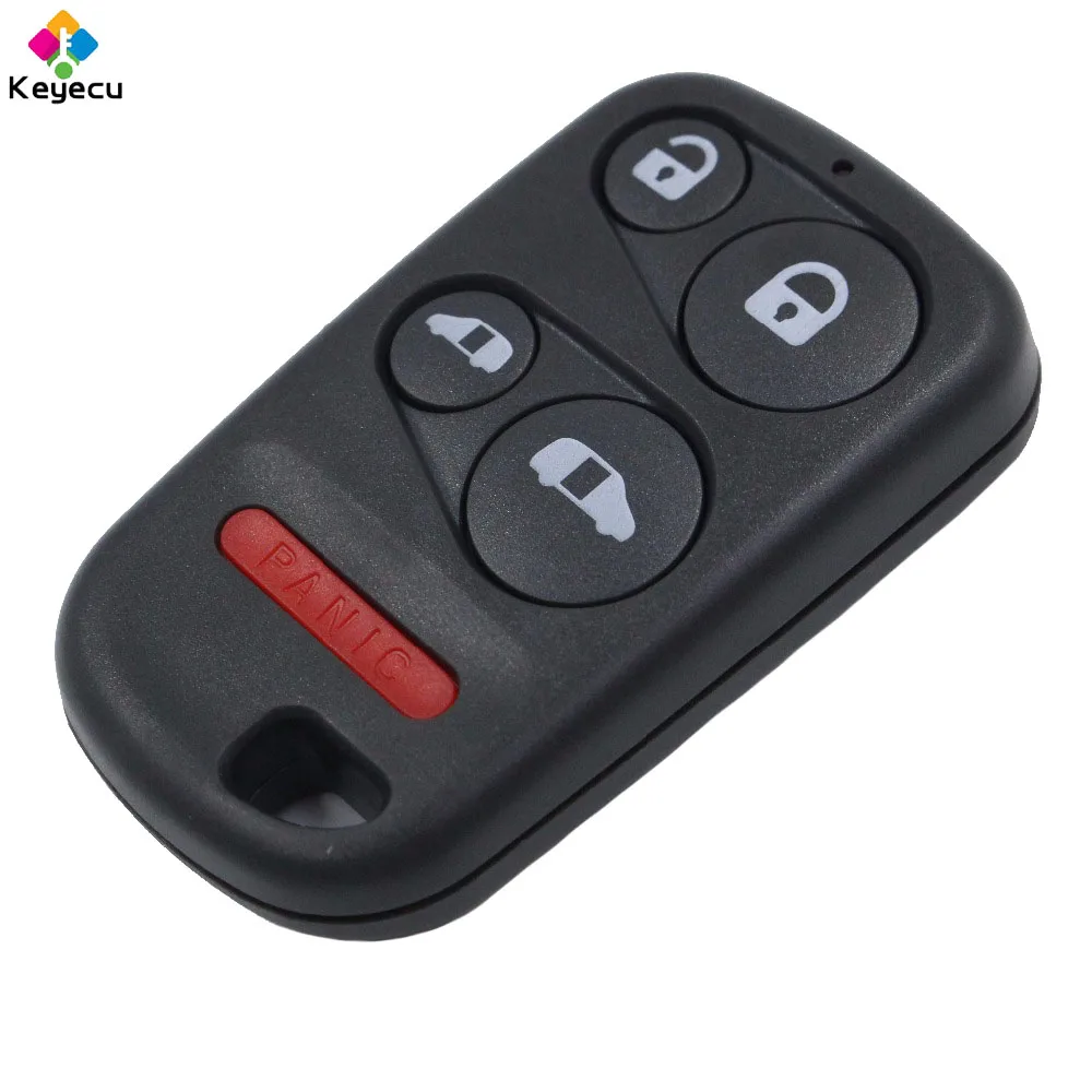 

KEYECU 10PCS/Lot Remote Car Key Shell Case Housing - 4 1/ 5 Buttons - FOB for Honda Odyssey 2005-2010 FCC ID: OUCG8D-399H-A
