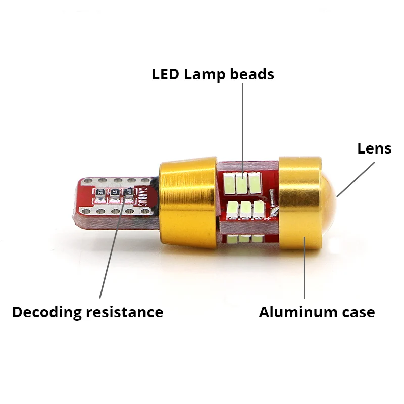 Автомобильные лампы Edislight W5W T10 194 27SMD светодиодные на танкетке для Toyota Corolla Camry Prius