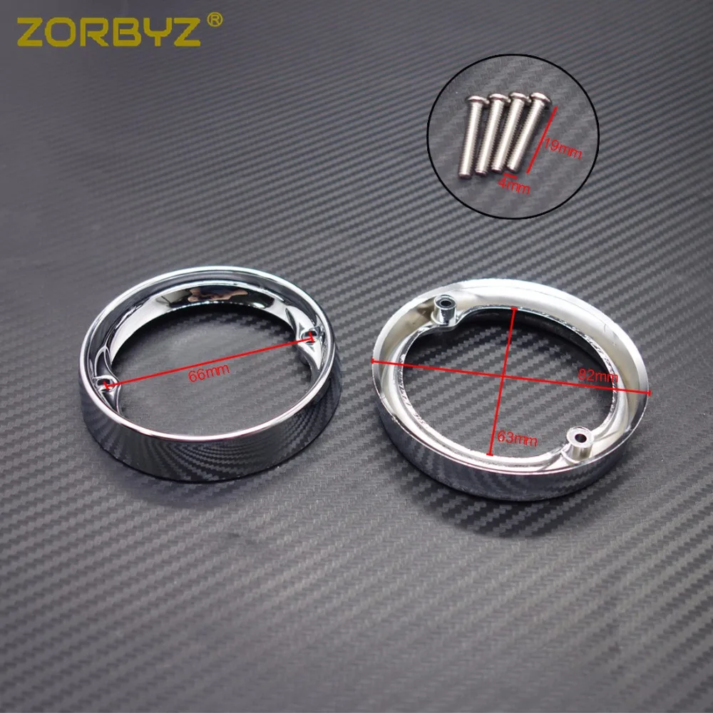 ZORBYZ хромированная АБС ГЛУБОКАЯ ТАРЕЛКА поворотников для Harley Touring Road King Electra Glide