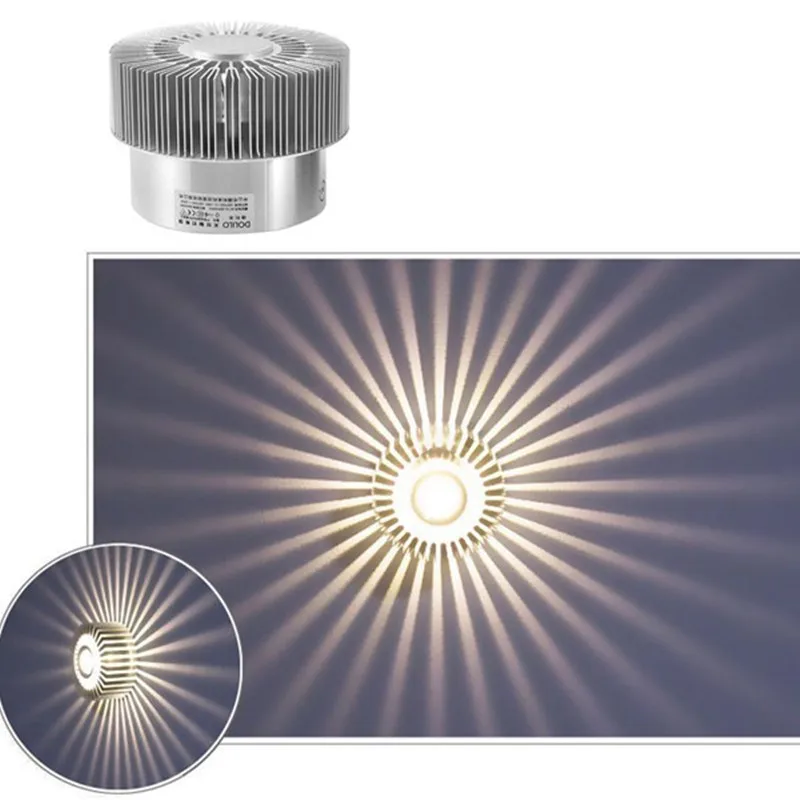 Современный светодиодный настенный светильник 3 Вт креативный потолочный с