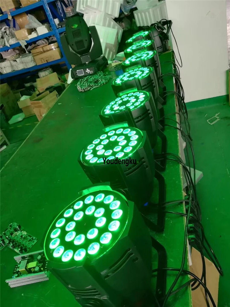 24 шт. светодиодное праздничное освещение led Lyre Par 24x10 Вт rgbw 4в1 par can uplight | Освещение
