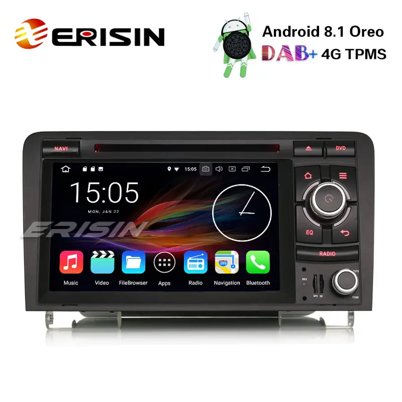 Erisin ES3627A 7 &quotAndroid 8 1 автомобильный стерео DAB + gps давления воздуха в шинах DTV IN BT CD