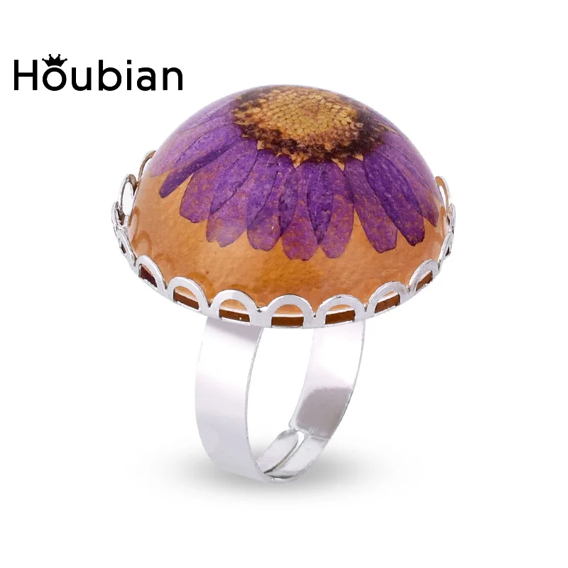 Кольцо от солнца из натуральной смолы ручной работы ювелирное изделие в виде