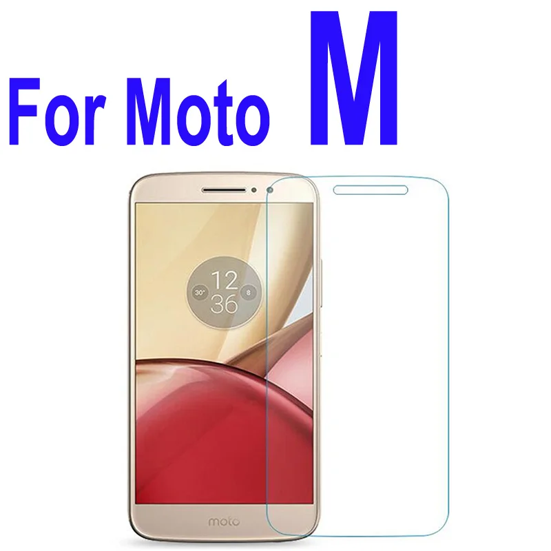 For Moto M Закаленное стекло для Motorola Moto G5s G5 Plus G G2 G3 G4 Play E E2 E3 E4 C Plus X4 X2 X Play style Z Force Защитная пленка для экрана - Цвет: For Moto M