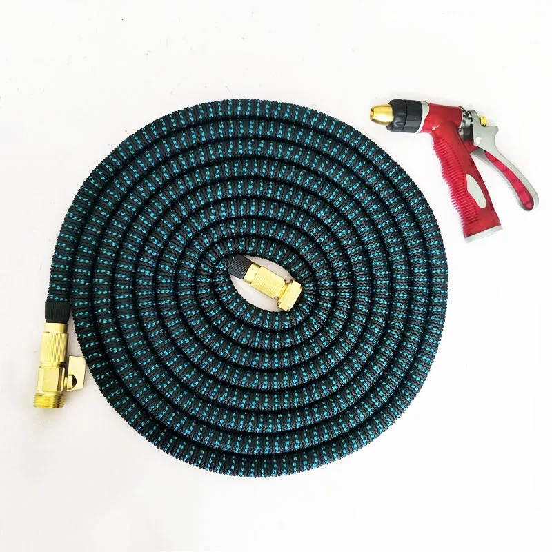 Садовый водный шланг 25 100 футов Телескопический гибкий волшебный с распылителем