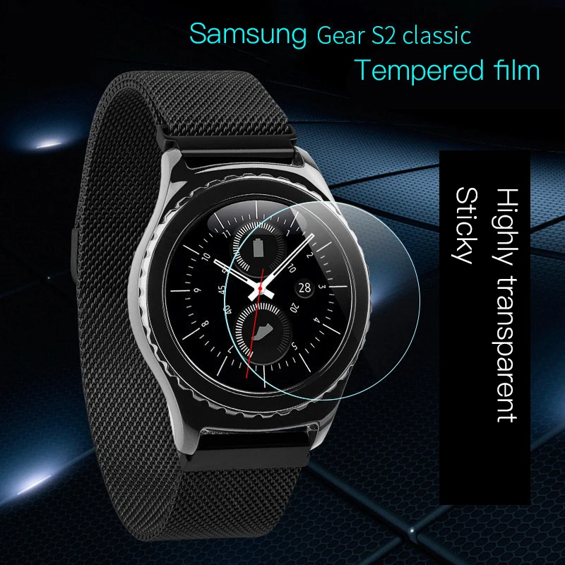 1/3 шт 9H стекло для samsung gear S3 закаленное Frontier пленка Smartwatch экран протектор