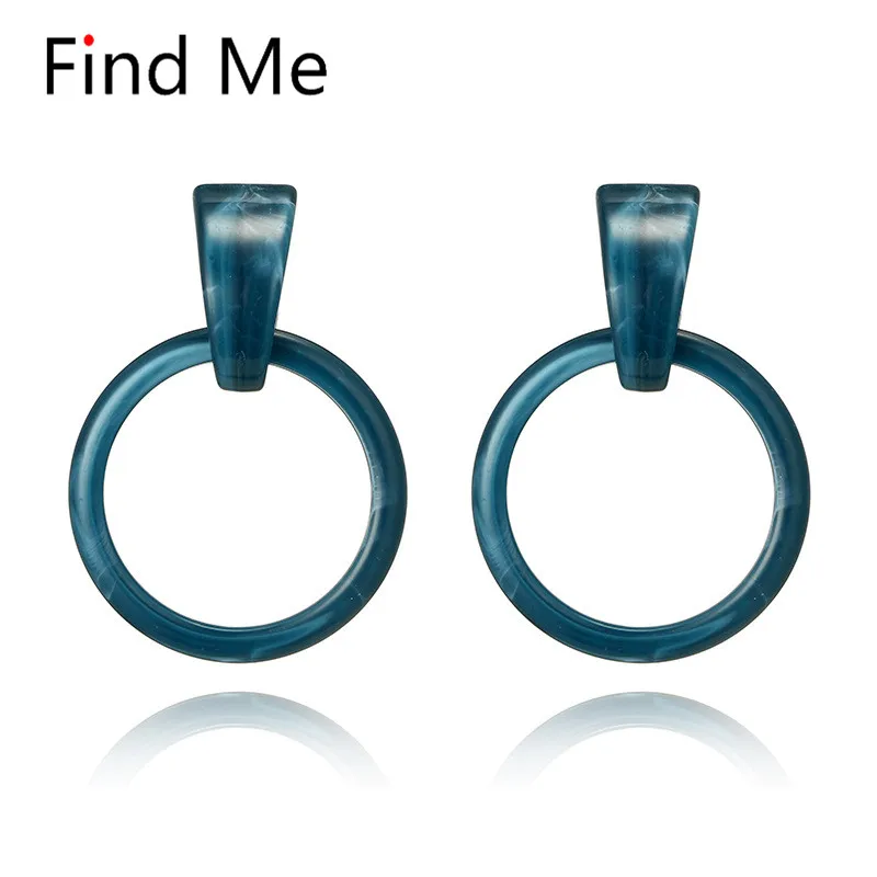 Женские круглые серьги-подвески Find Me модные серьги геометрической формы оптовая