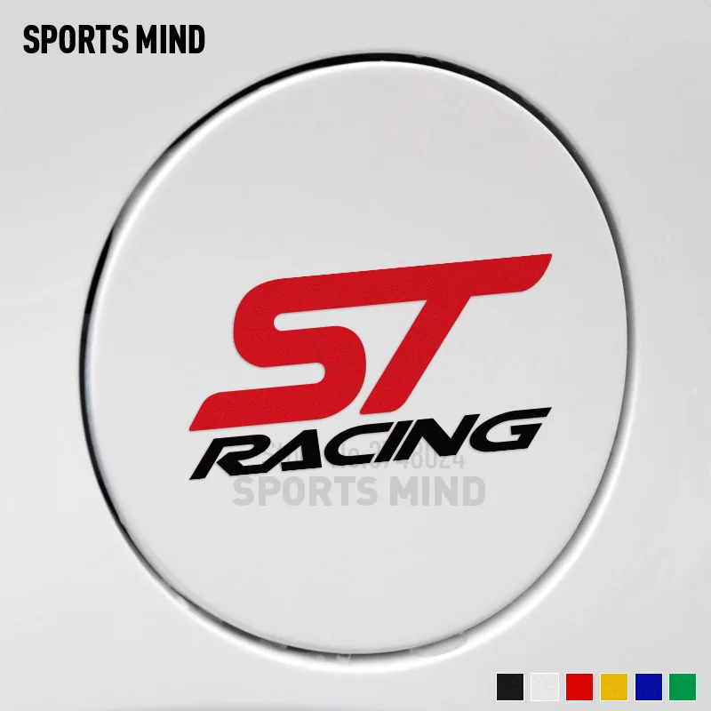 Настраиваемая наклейка ST Racing с топливной крышкой Стайлинг автомобиля для ford focus