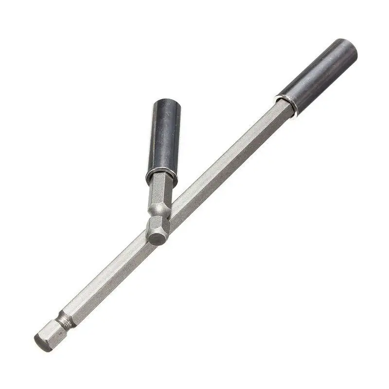 

Hot sale 2Pcs/set 1/4 inch Hex Magnetic Bit Holder 60/150mm Screwdriver Bars Power Extension Drill Driver