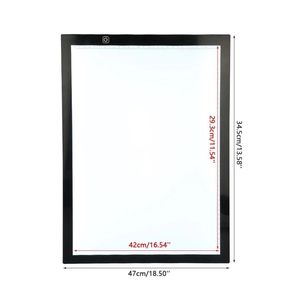

A3 LED Tracing Light Box Stencil Drawing Board Pattern Art Design Pad caja de luz escritura led light box lichtbak