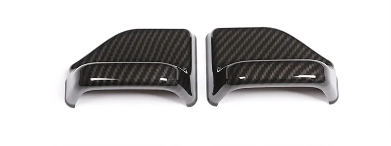 carbon fiber 2pcs Автомобильный стиль безопасности ремень безопасности крышка отделка интерьера автомобильные аксессуары интерьер для Mercedes Benz S S280 S320 S400 W221 - Цвет: carbon fiber 2pcs