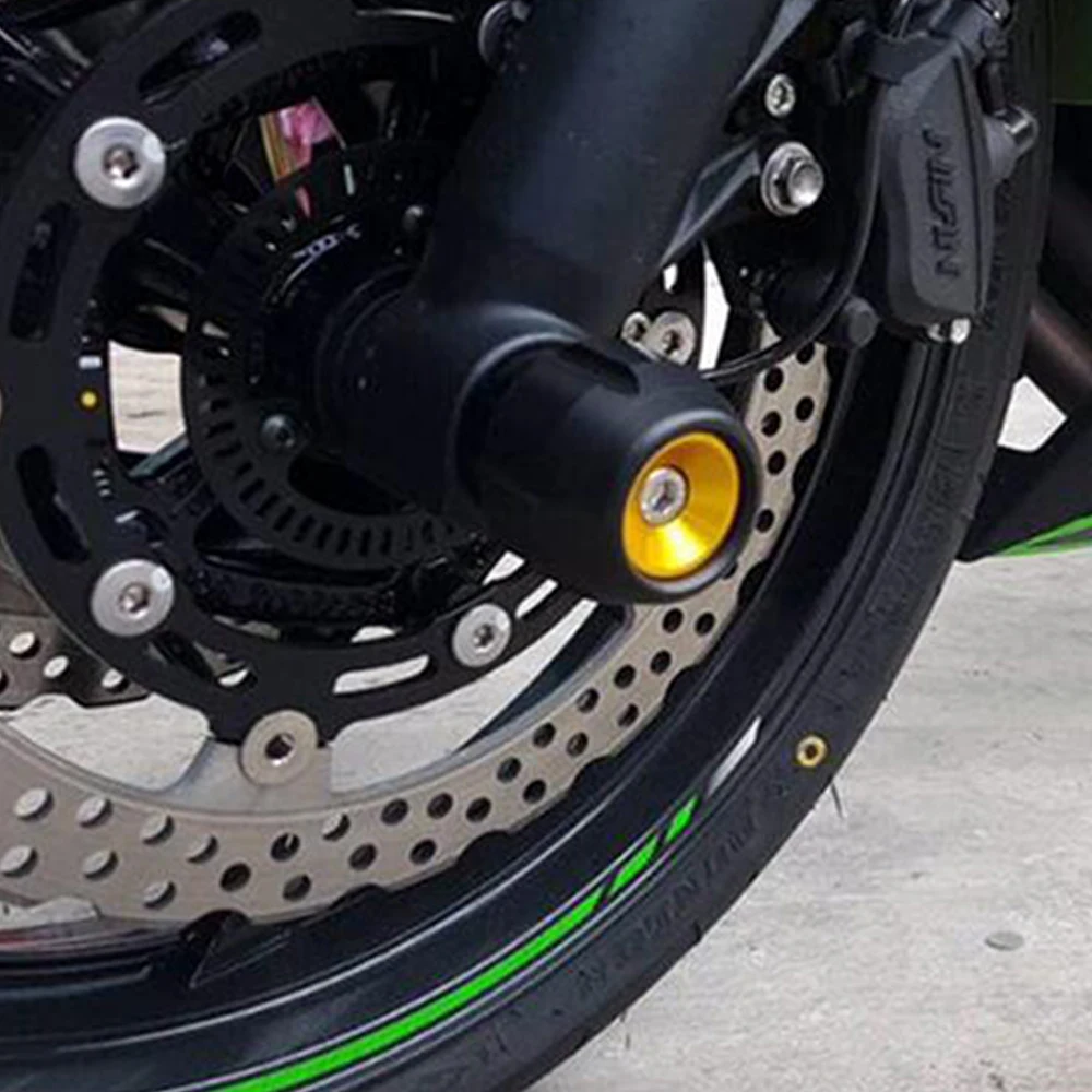 FENRIR Motorcycle Front Axle Fork Crash Farme Sliders Wheel Protector drop ball falling protection For Kawasaki Z900 2017 | Автомобили и