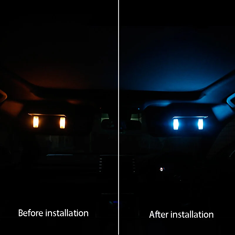 Зеркало для макияжа LED освещение аксессуары автомобиля атмосферное украшение