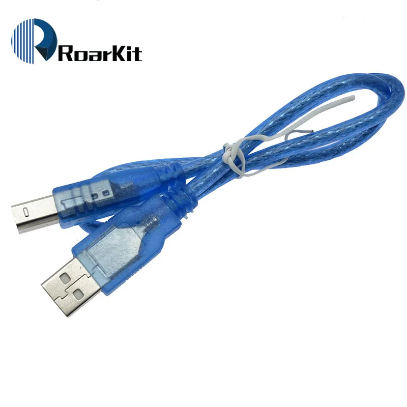 Один набор UNO R3(CH340G) MEGA328P для Arduino UNO R3 с USB кабелем ATMEGA328P-AU макетной платы - Цвет: USB Cable