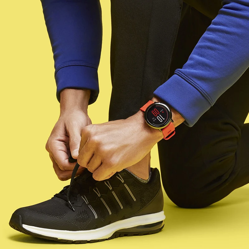 [русский] Huami Amazfit Смарт часы gps темп сердечного ритма Водонепроницаемый IP67 Для